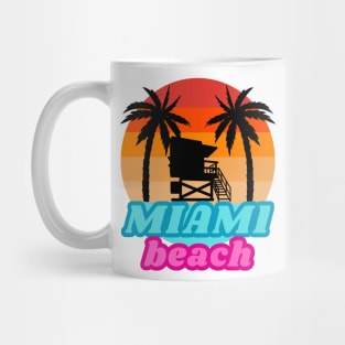 Vintage Miami beach Lifeguard Tower Mug